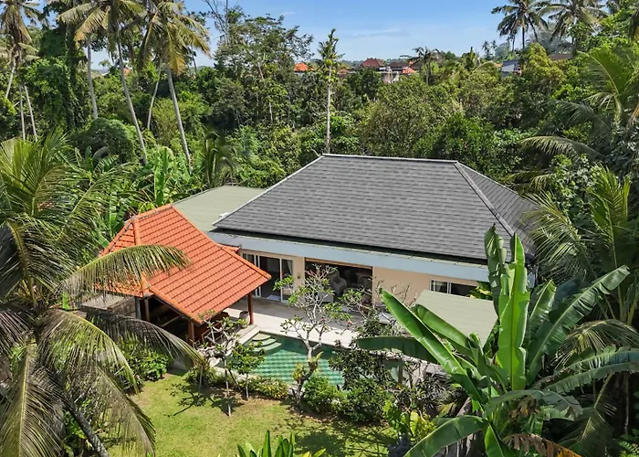 Villa New 4 Bedroom Surrounded By Jungle And Ricefields Ubud